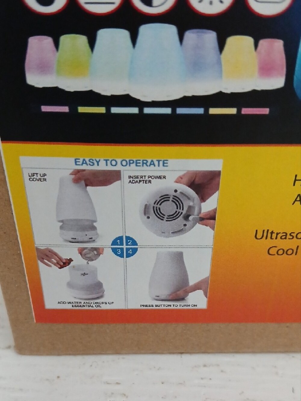 Color LED Lamp Humidifier - Picture 2 of 3